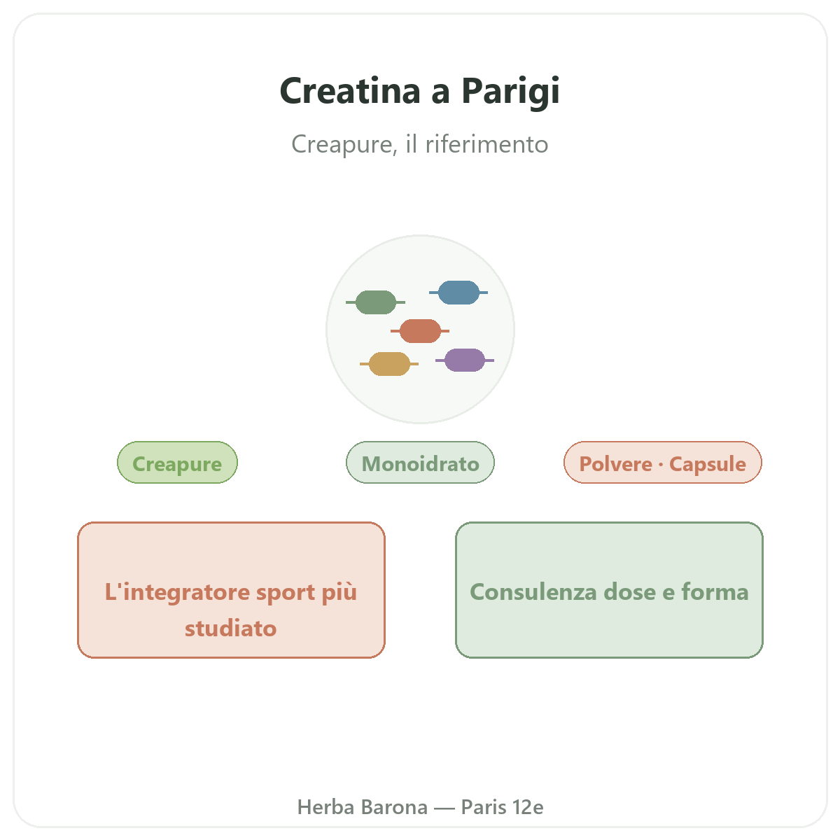 Creatina Parigi - presentazione del marchio da Herba Barona Parigi 12e
