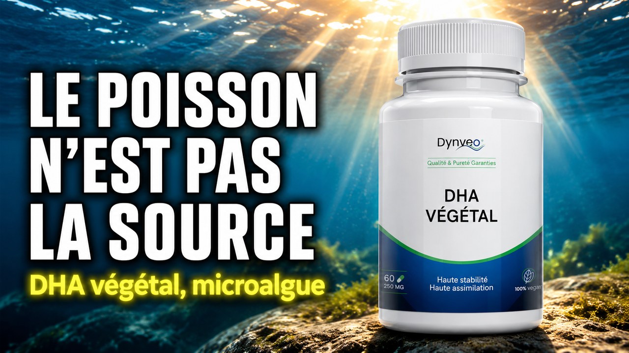Vidéo DHA végétal 250mg/ 60 gélules – Dynveo Paris Herba Barona