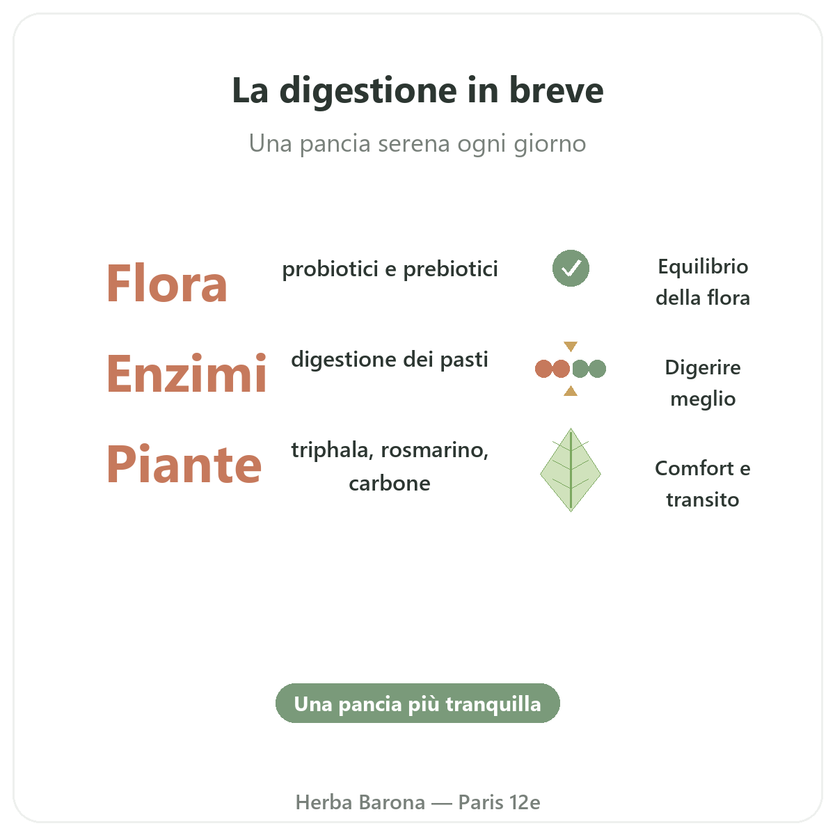 Digestione e transito Parigi in breve - numeri chiave da Herba Barona Parigi 12e