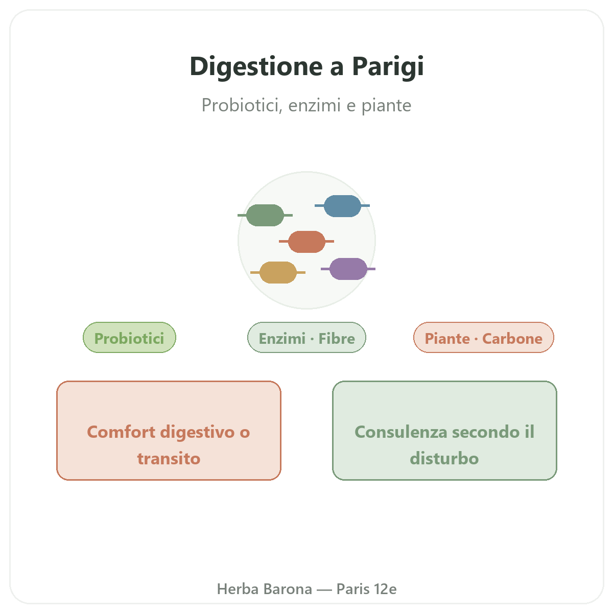 Digestione e transito Parigi - presentazione del marchio da Herba Barona Parigi 12e