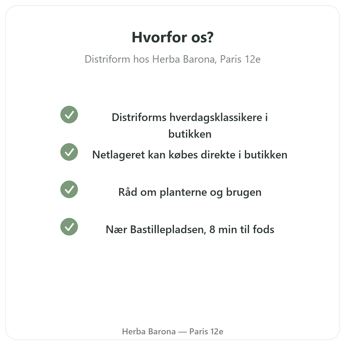 Hvorfor købe Distriform i Paris hos Herba Barona Paris 12