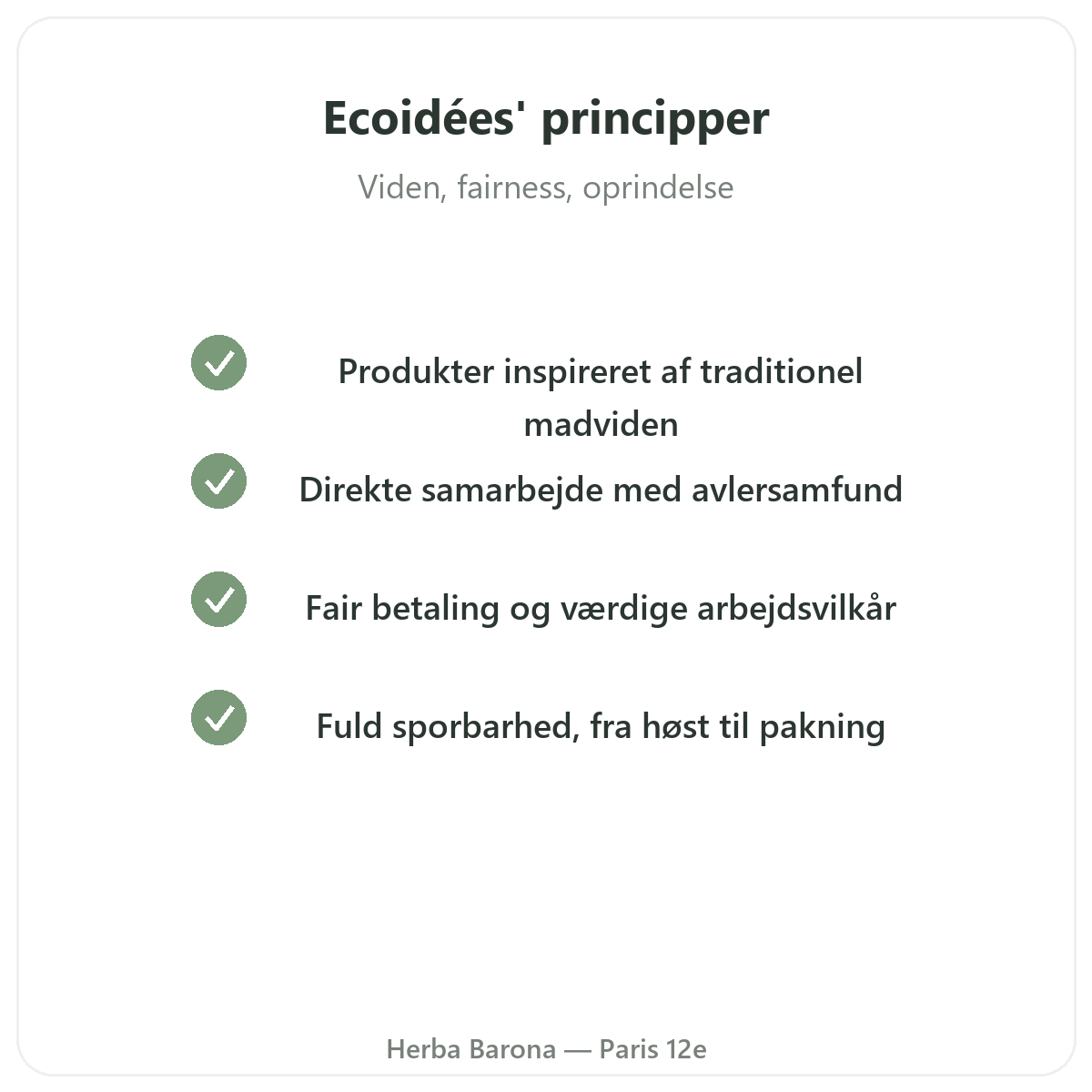 Ecoidees Ethnoscience - løfter og kvalitet hos Herba Barona Paris 12