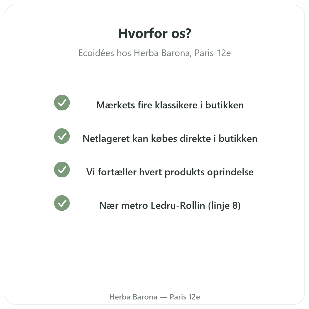 Hvorfor købe Ecoidees Ethnoscience i Paris hos Herba Barona Paris 12