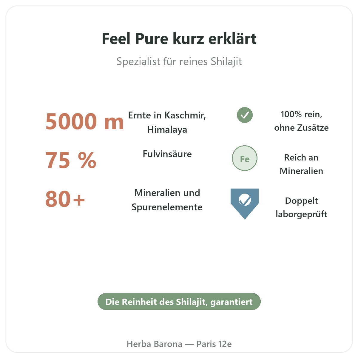Feel Pure Paris auf einen Blick - Kennzahlen bei Herba Barona Paris 12e