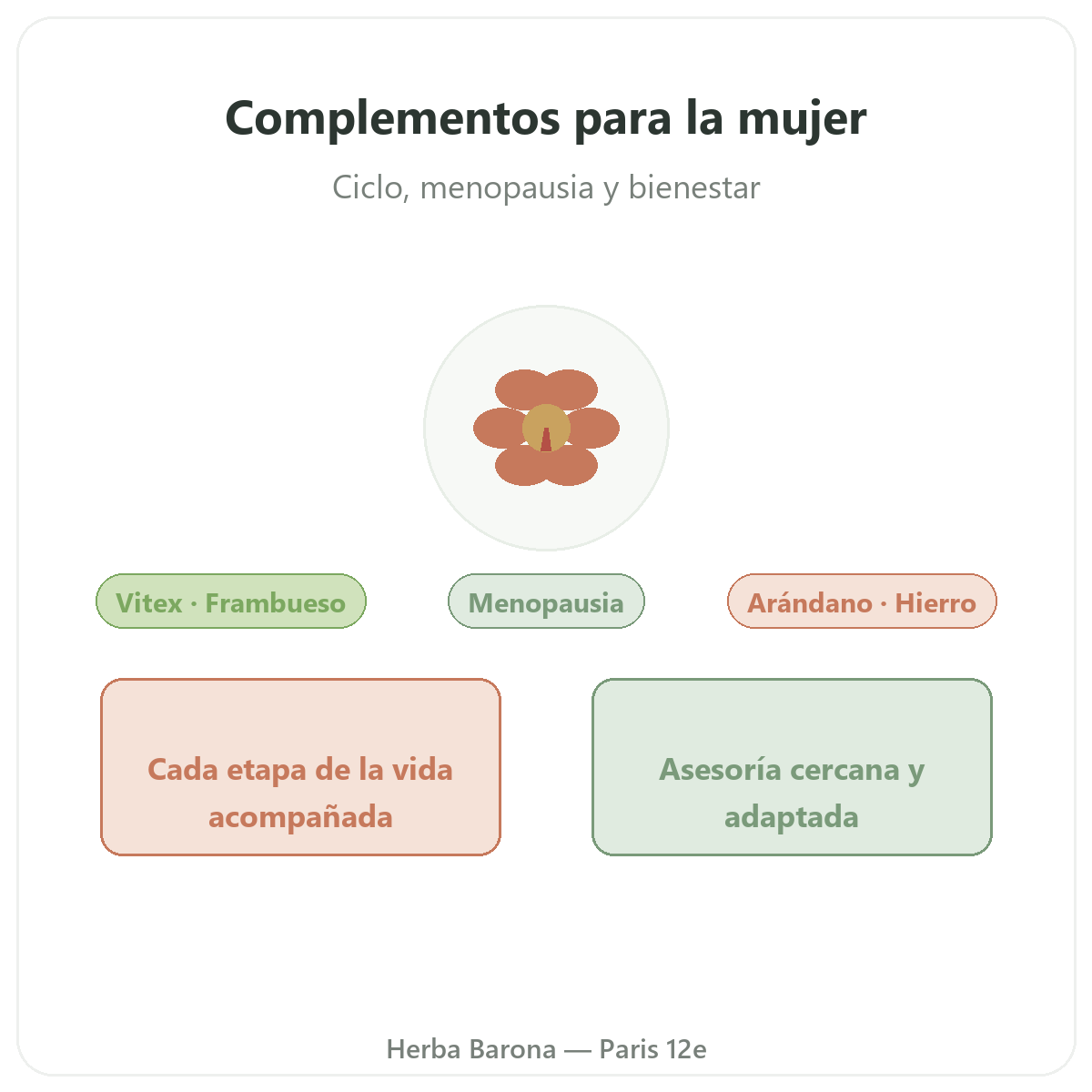 Complementos mujer París - presentación de la sección en Herba Barona París 12e