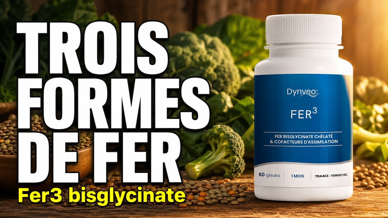 Vidéo Fer3 – dynveo – Complexe Fer et Vitamine C 60 gélules Paris Herba Barona