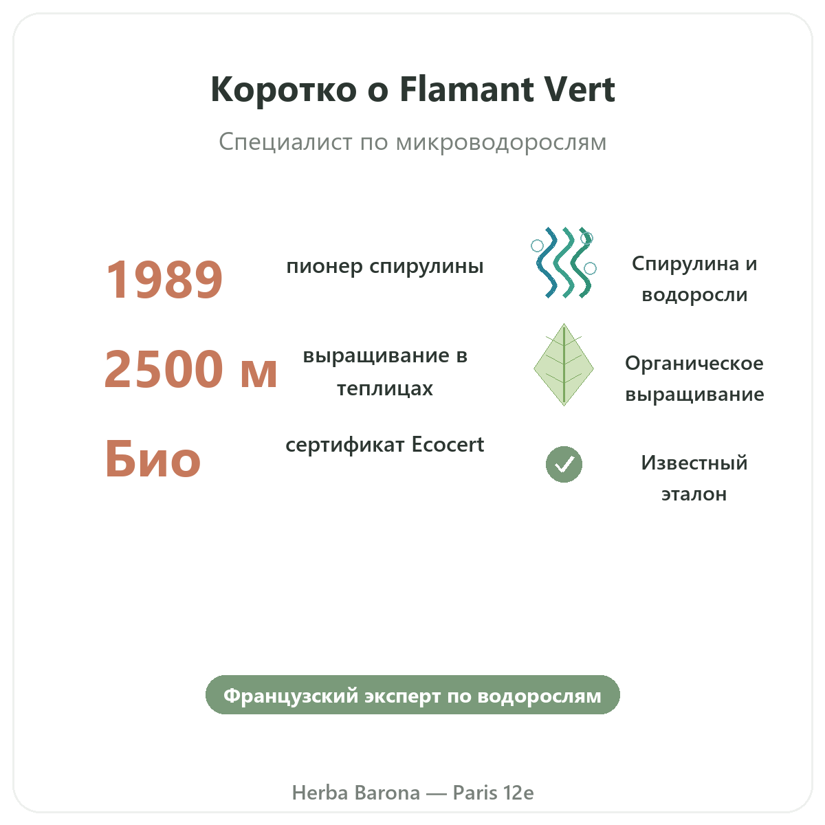 Flamant Vert Париж вкратце — ключевые цифры, Herba Barona, Париж, 12-й округ