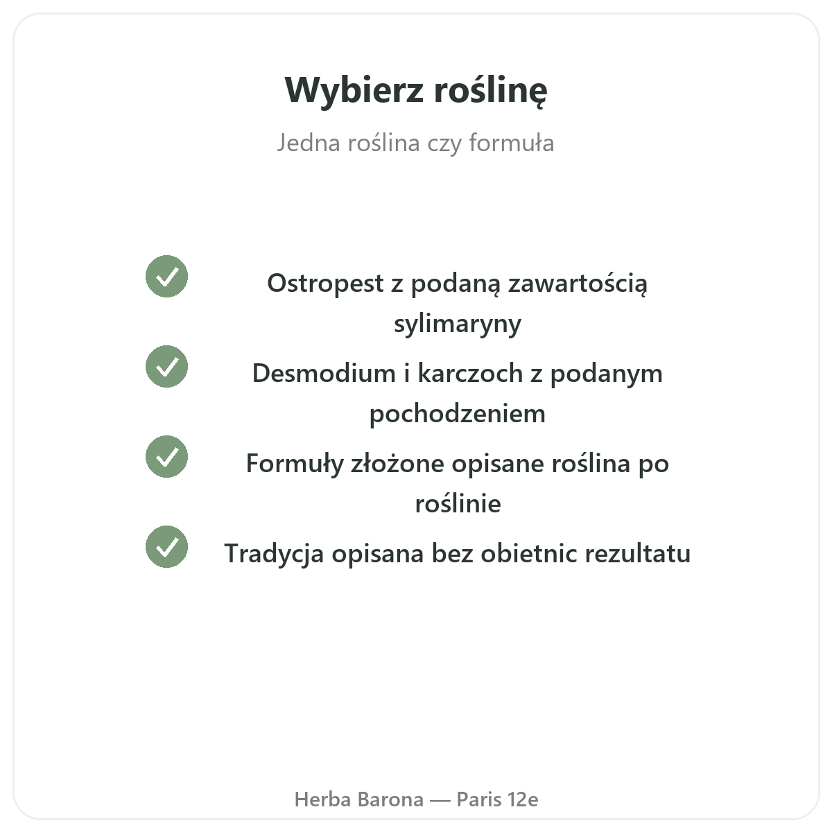 Suplementy na wątrobę – kluczowe składniki aktywne, Herba Barona