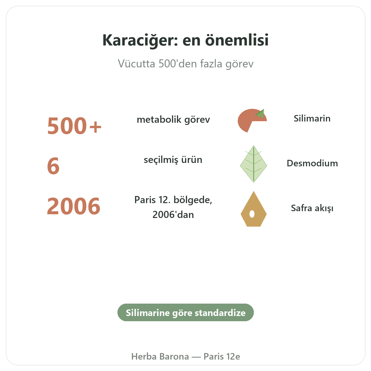 Karaciğer takviyeleri özet - Herba Barona Paris 12. bölgede öne çıkan rakamlar