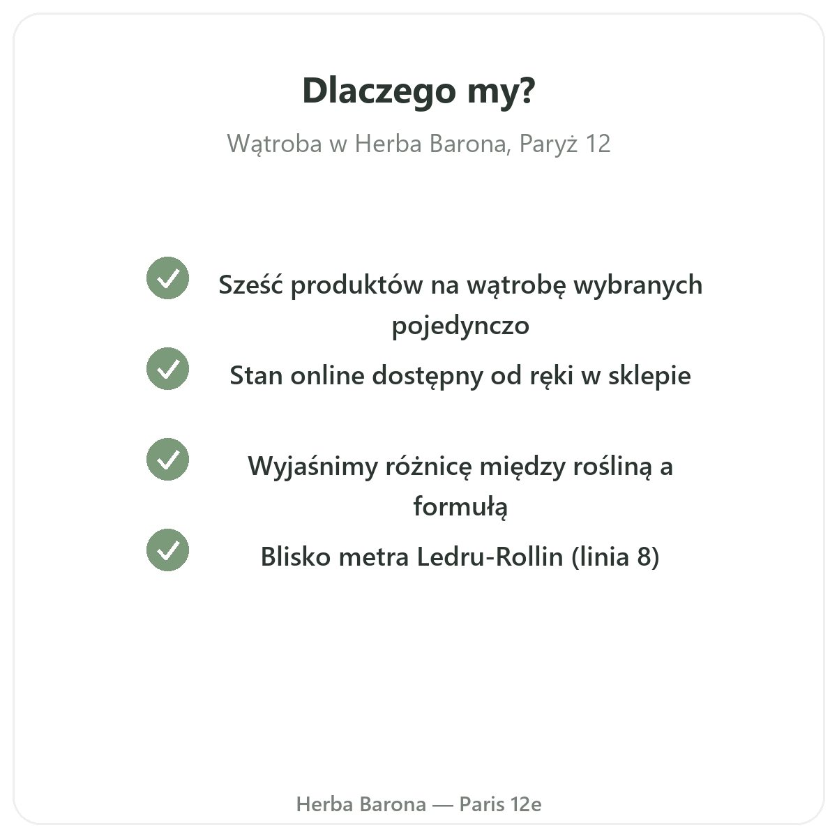 Dlaczego warto kupować suplementy na wątrobę w Herba Barona