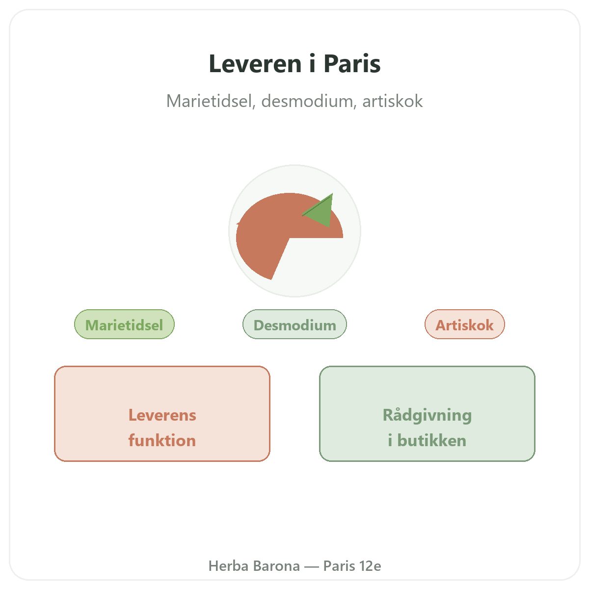Kosttilskud til lever i Paris - hos Herba Barona Paris 12
