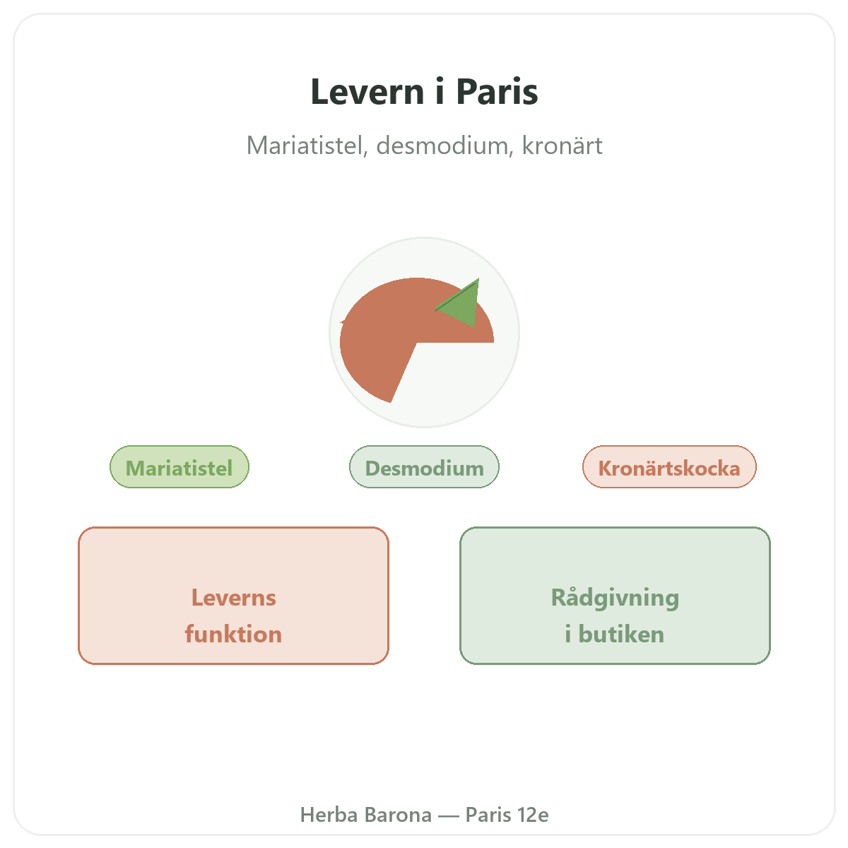Levertillskott i Paris - hos Herba Barona Paris 12e