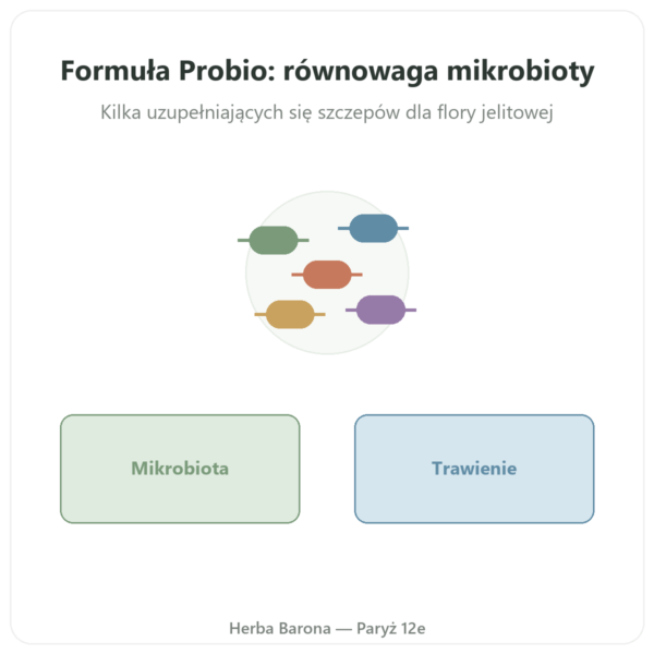 Formuła Probio – Novoma – 60 Kapsułek prezentacja Paris Herba Barona