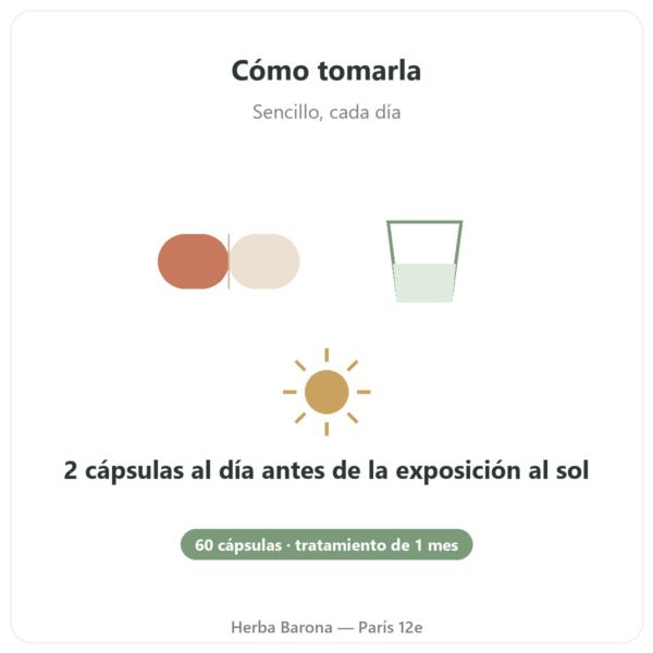 Fórmula Sol – Novoma – 60 cápsulas calidad Paris Herba Barona