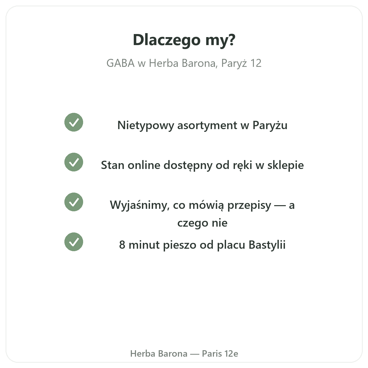 Dlaczego warto kupować GABA w Herba Barona