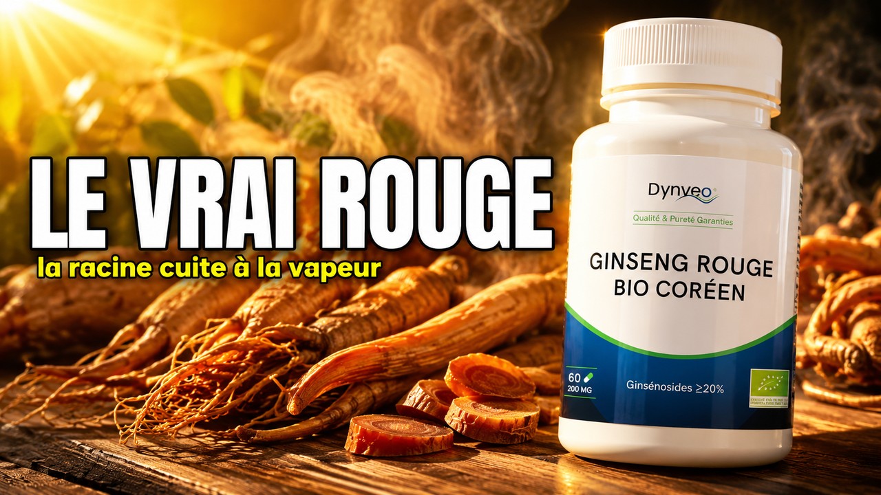 Vidéo ginseng rouge bio ginsénosides Dynveo Paris Herba Barona