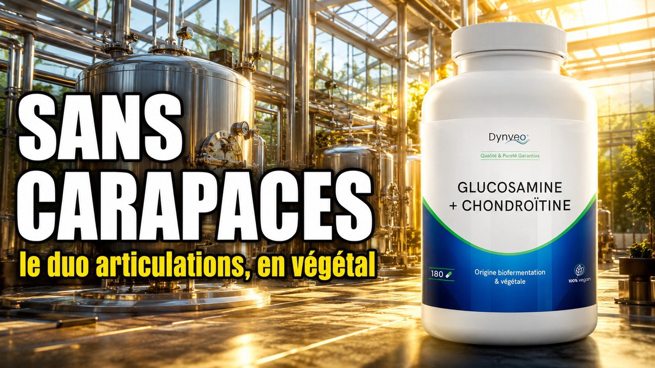Vidéo glucosamine chondroïtine végétale Dynveo 180 gélules Paris Herba Barona