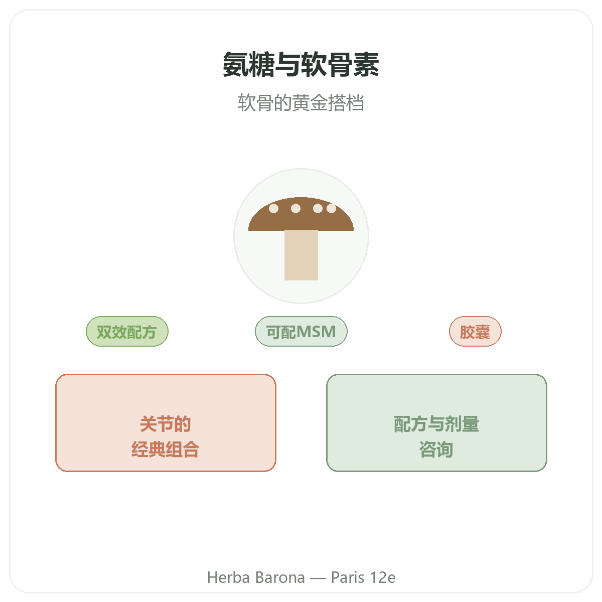 氨基葡萄糖软骨素 巴黎 - 品牌介绍,Herba Barona 巴黎12区门店