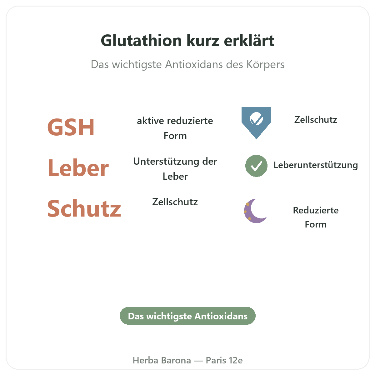 Glutathion in Kapseln Paris - Eckdaten bei Herba Barona Paris 12e