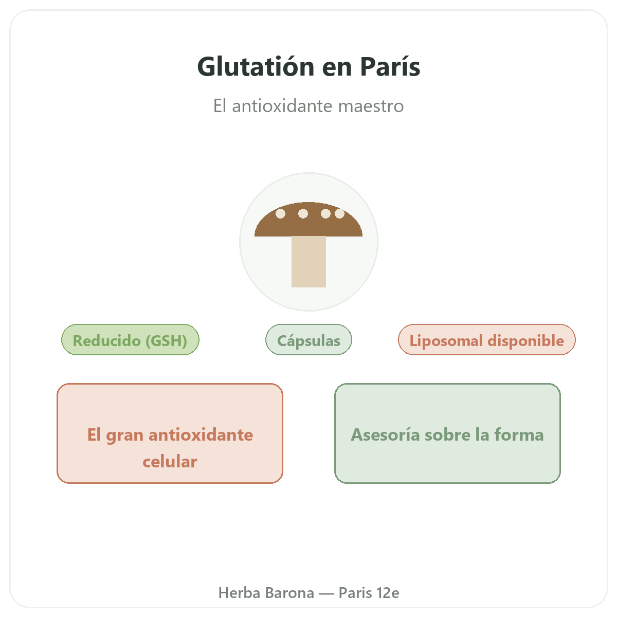 Glutatión en cápsulas París - presentación de la marca en Herba Barona París 12e
