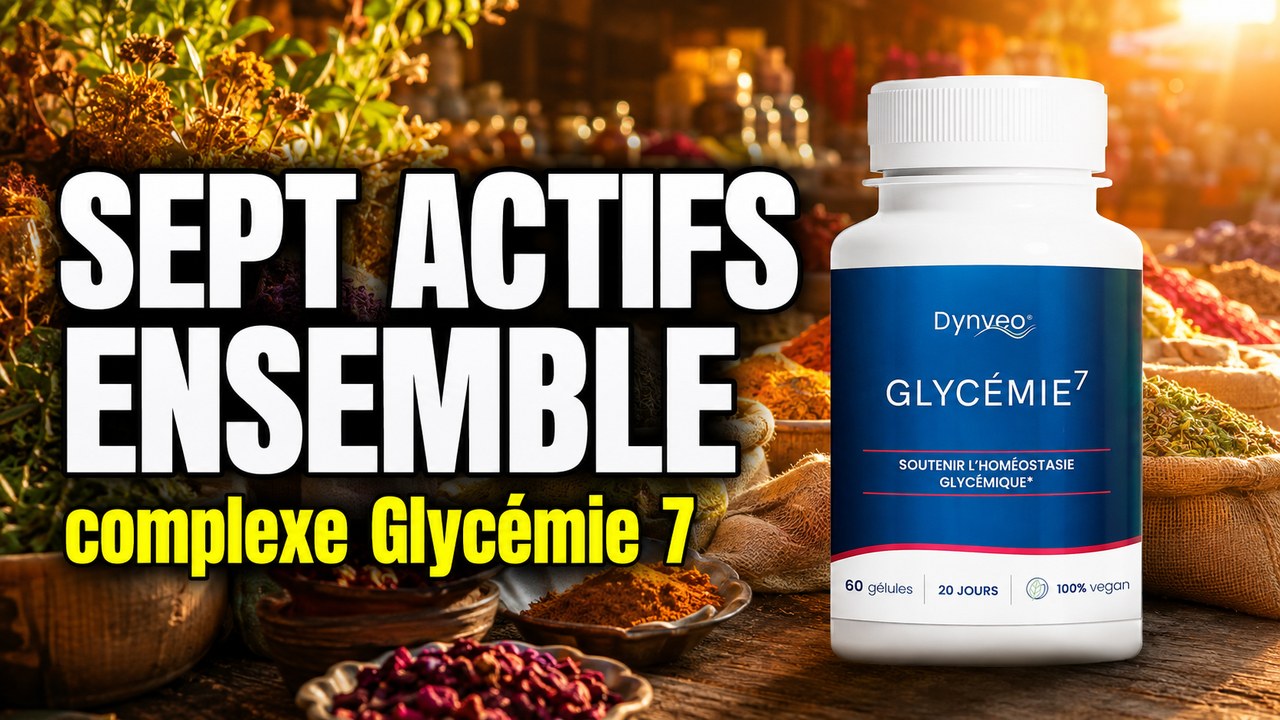 Vidéo Glycémie 7 – Complexe 7 actifs – 60 Gélules – Dynveo Paris Herba Barona