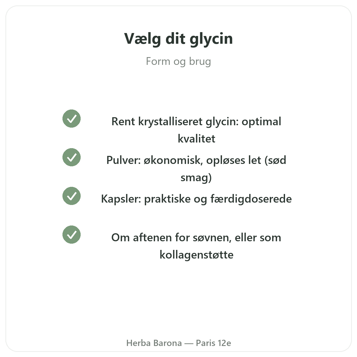 Glycine Paris Paris - kvalitetsløfter hos Herba Barona Paris 12
