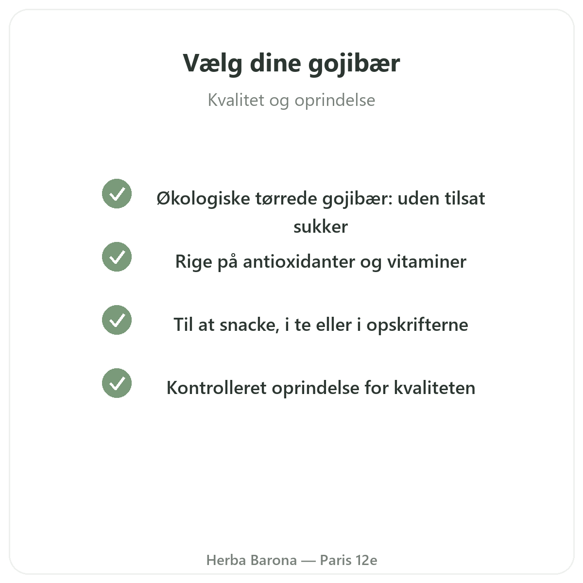 Goji Paris Paris - kvalitetsløfter hos Herba Barona Paris 12