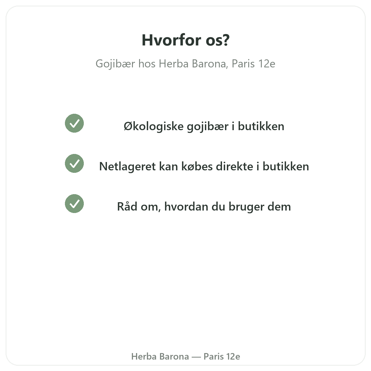 Hvorfor købe Goji Paris i Paris hos Herba Barona Paris 12