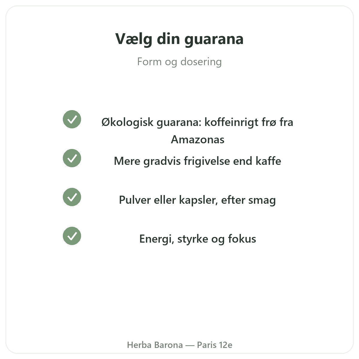 Guarana Paris Paris - kvalitetsløfter hos Herba Barona Paris 12