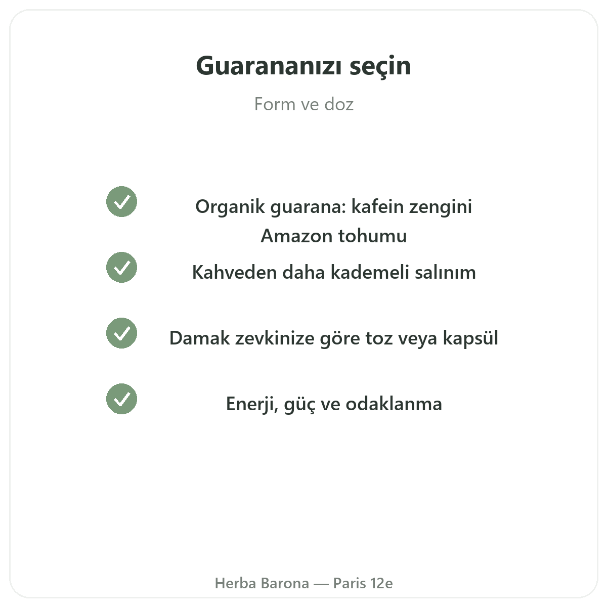 Guarana Paris - Herba Barona’daki kalite taahhütleri, Paris 12. bölge