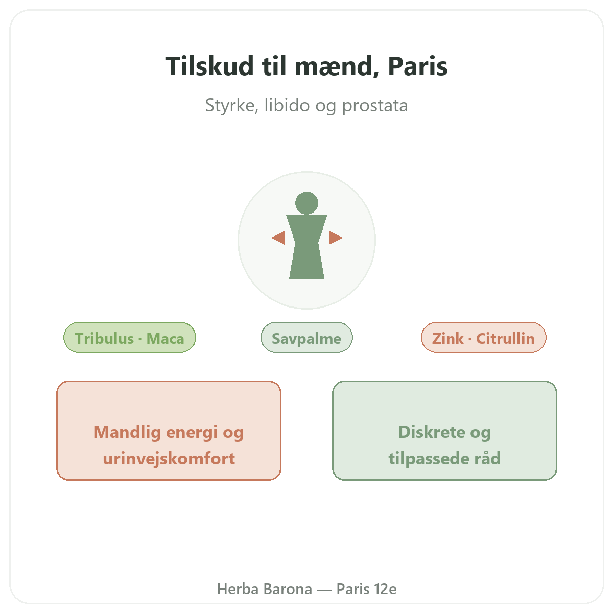 Kosttilskud til mænd Paris Paris - præsentation af mærket hos Herba Barona Paris 12