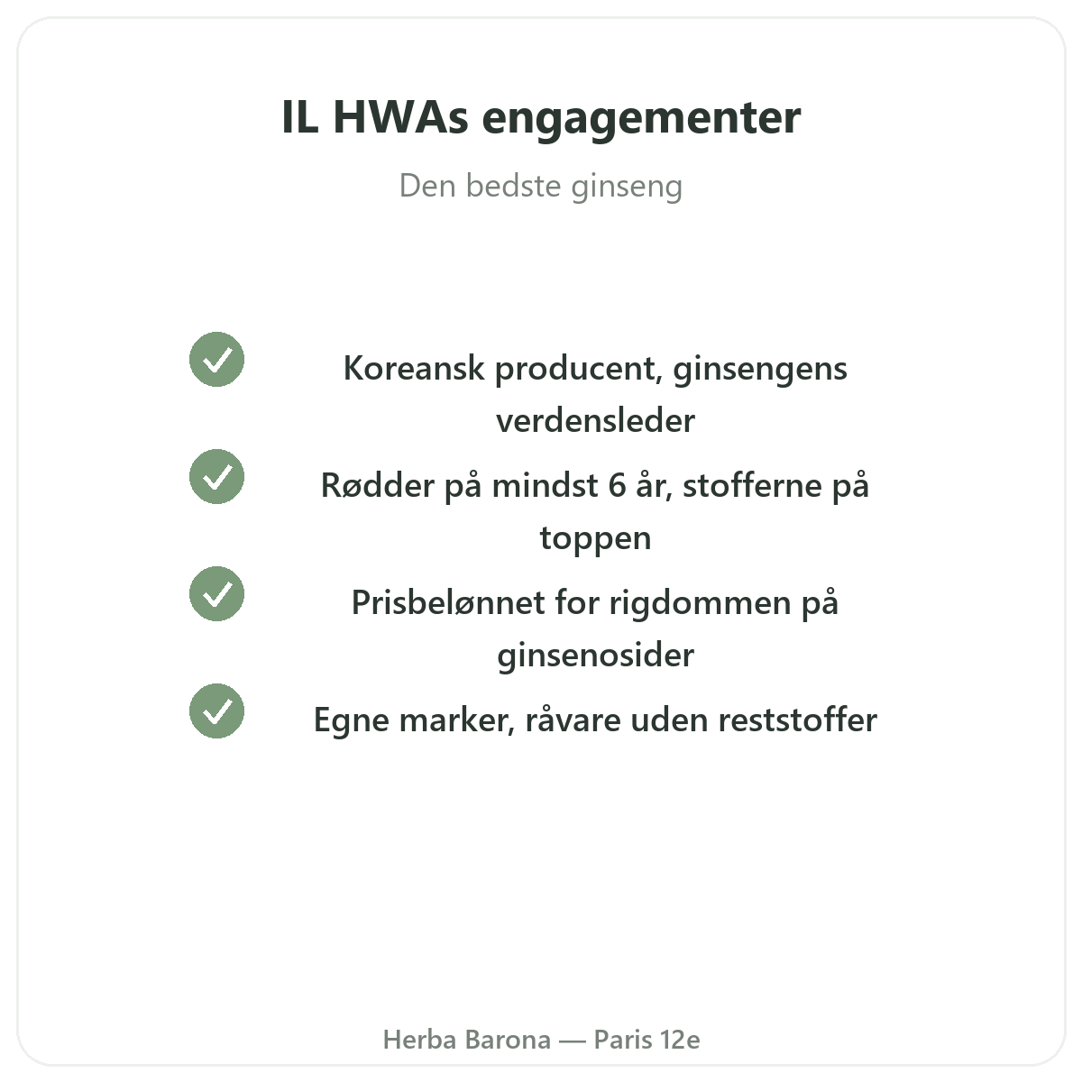 IL HWA Paris - kvalitetsløfter hos Herba Barona Paris 12