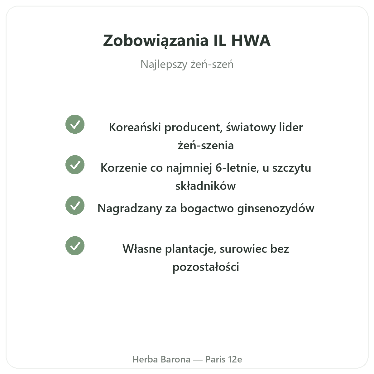 IL HWA – zaangażowanie jakościowe marki w Herba Barona w Paryżu