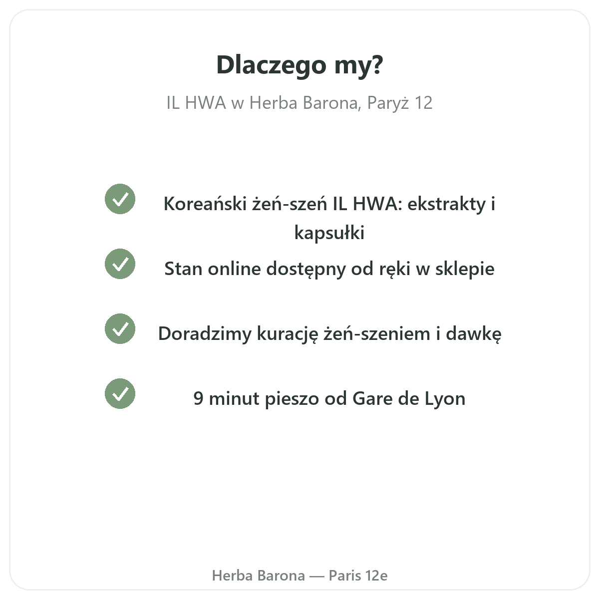 Dlaczego warto kupić IL HWA w Polsce u Herba Barona