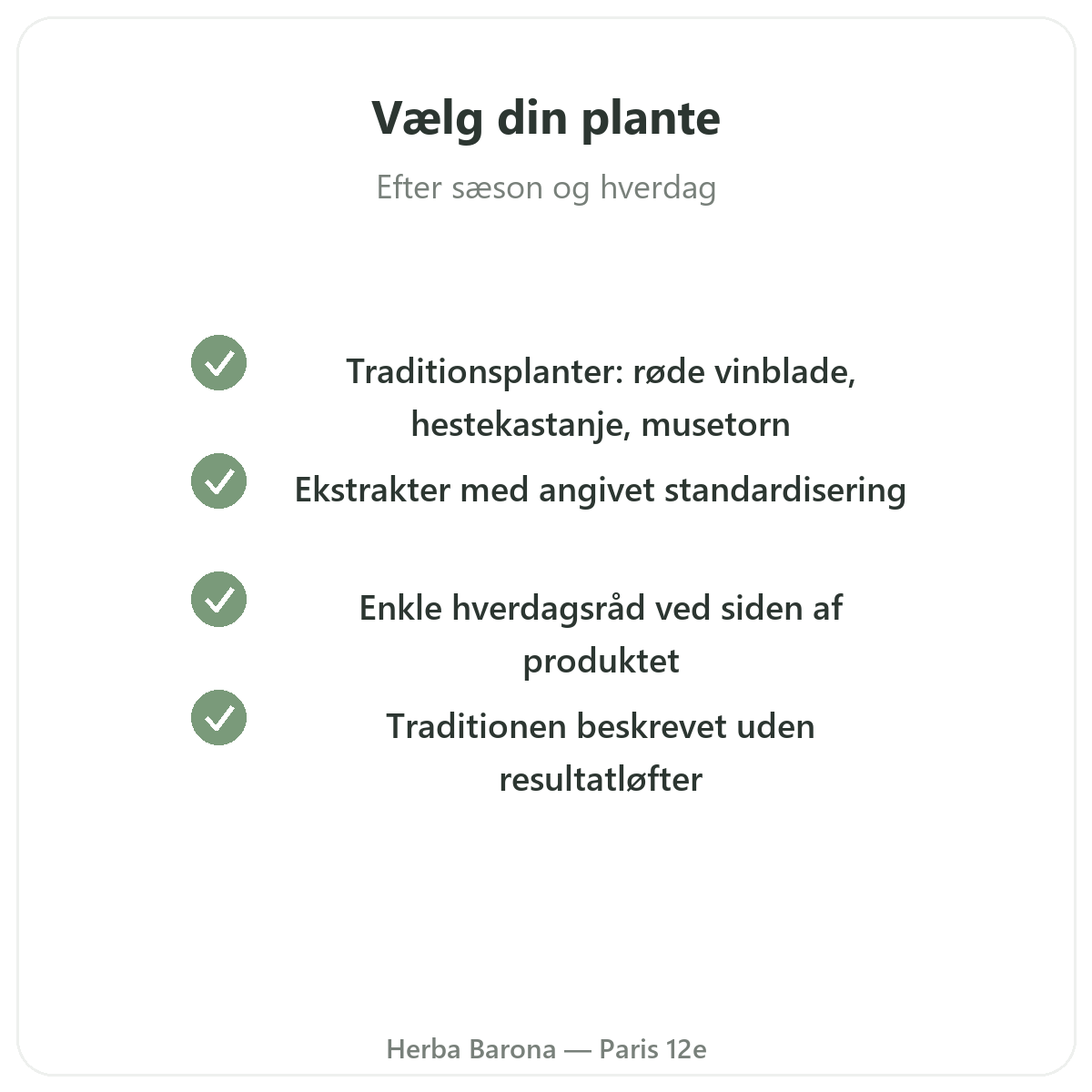 Kosttilskud til tunge ben - vigtige aktive stoffer at vælge hos Herba Barona Paris 12