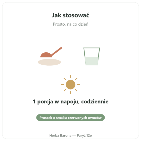 Kolagen Morski w Proszku o smaku owoców leśnych – Novoma jakość Paris Herba Barona