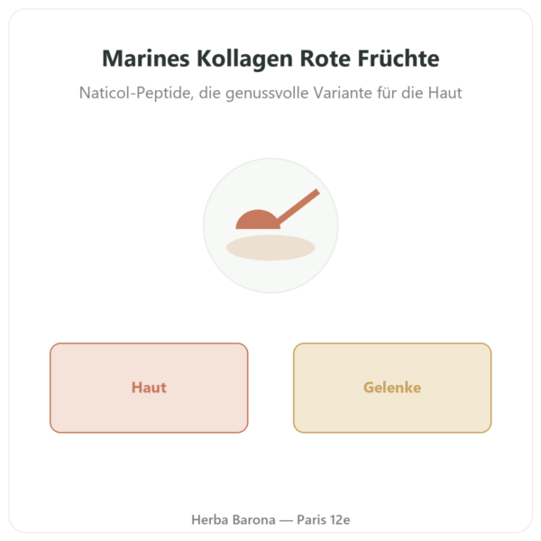 Marines Kollagen Pulver Rote Früchte – Novoma Vorstellung Paris Herba Barona
