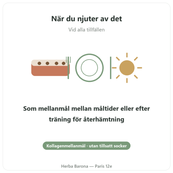 Kollagenbar mandel – Jarmino användning och dosering Paris Herba Barona