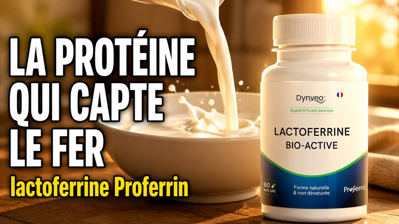 Vidéo lactoferrine Dynveo 200 mg gélules gastro-résistantes Paris Herba Barona
