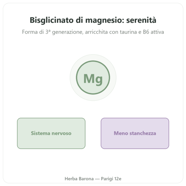 Magnesio Bisglicinato – Novoma – 120 Capsule presentazione Paris Herba Barona