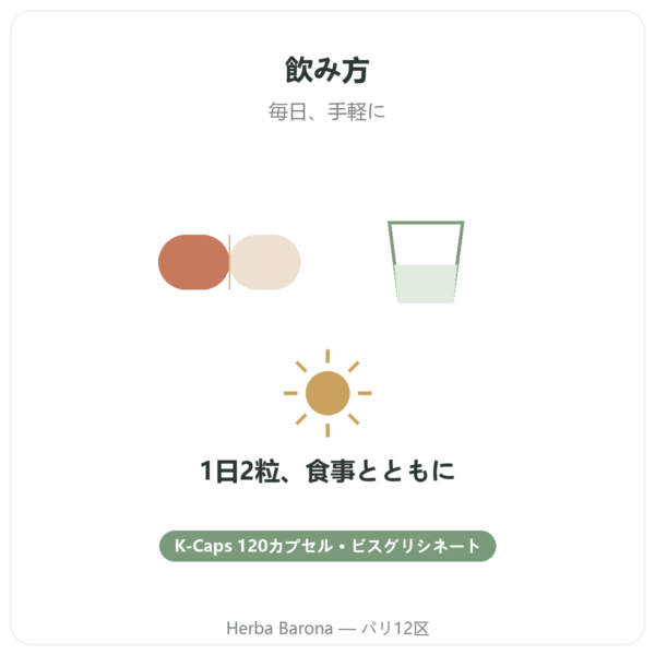 マグネシウム ビスグリシネート – Novoma – 120カプセル quality Paris Herba Barona