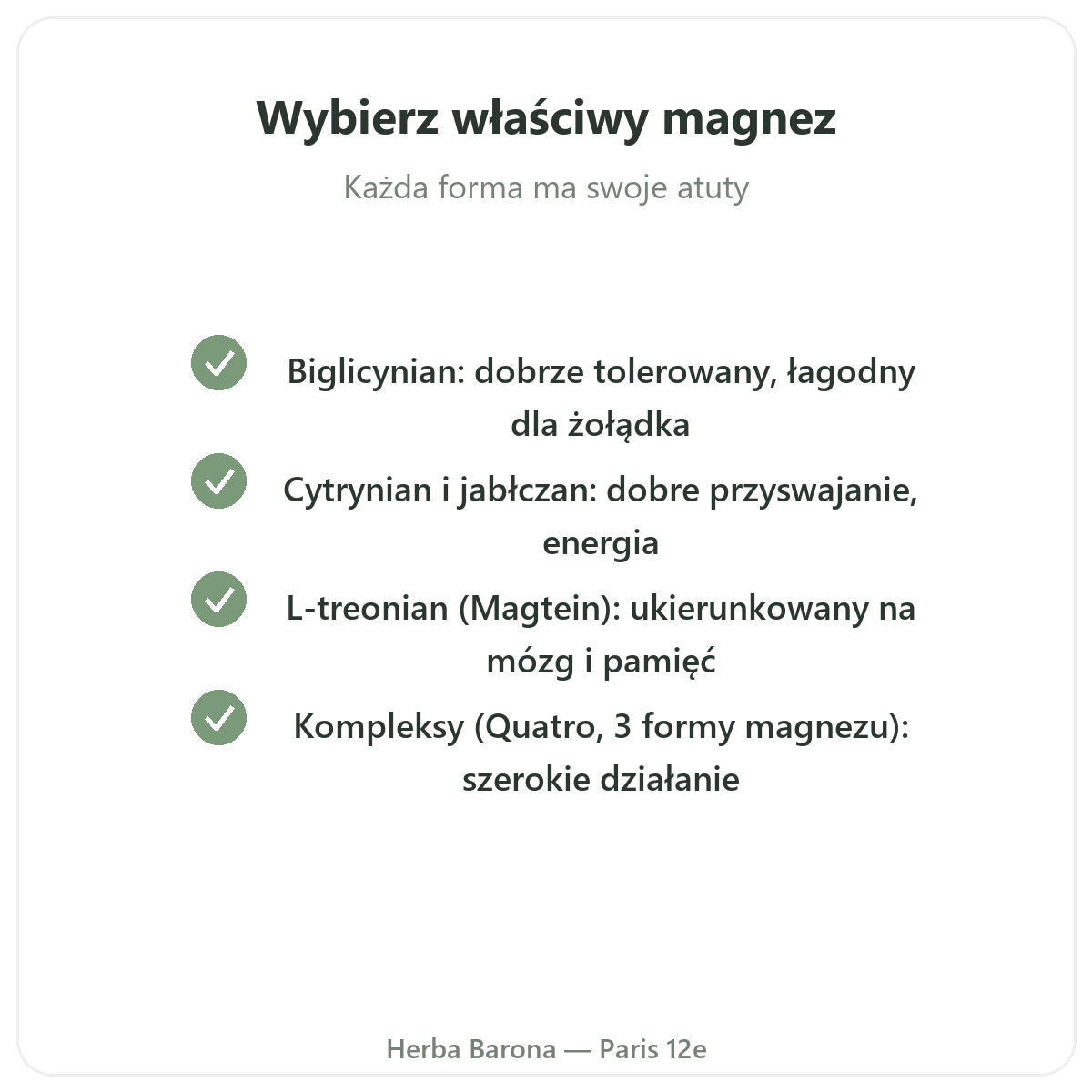 Magnez — zaangażowanie w jakość w Herba Barona