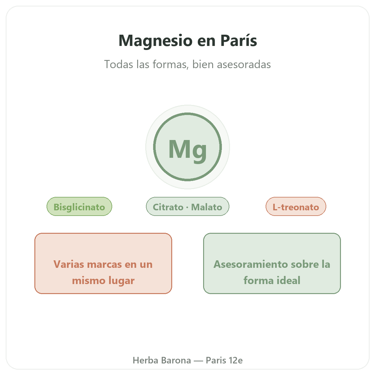Magnesio París París - presentación de la marca en Herba Barona París 12e
