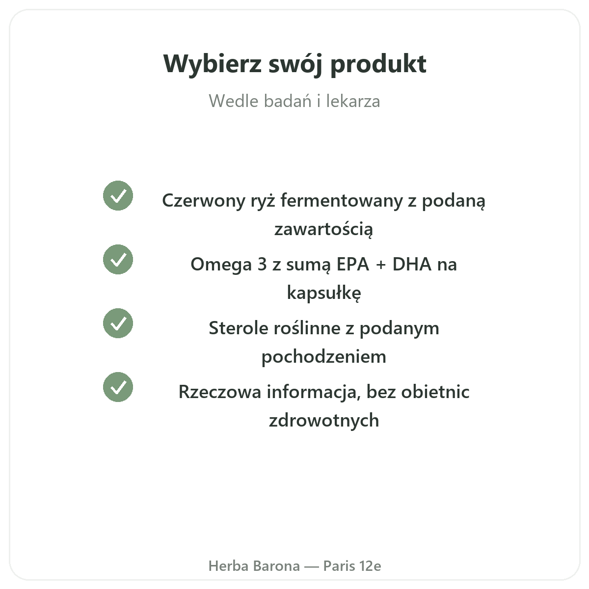 Równowaga lipidowa - kluczowe składniki aktywne w ofercie Herba Barona