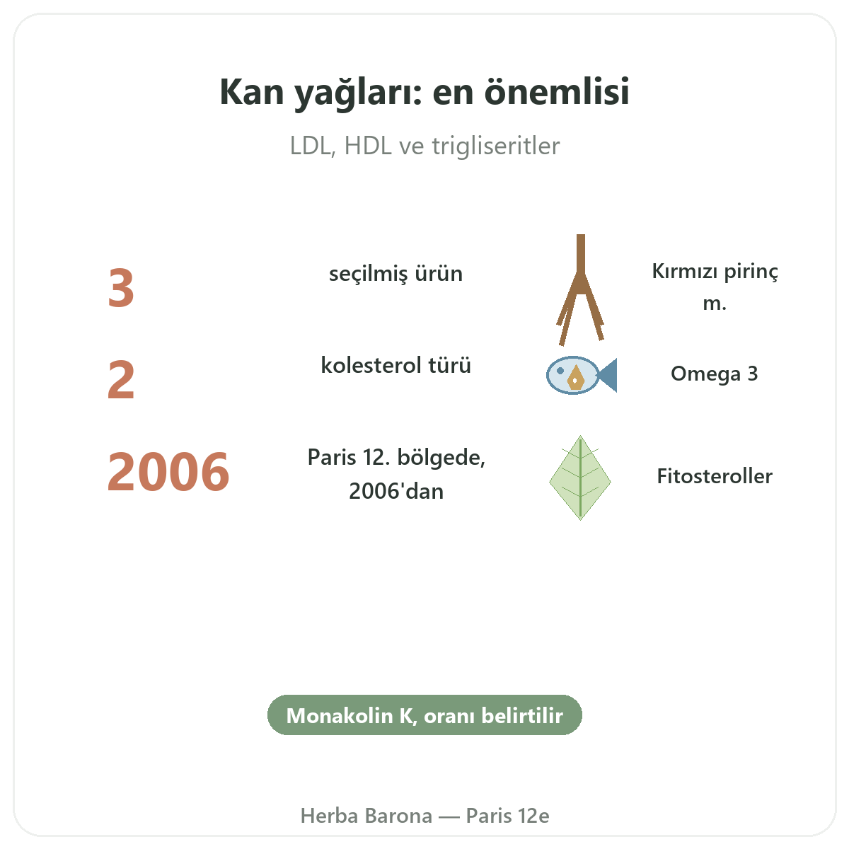 Lipid dengesi takviyeleri özet - Herba Barona Paris 12. bölgede önemli rakamlar