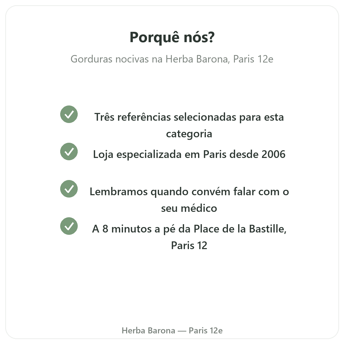 Porquê comprar Suplementos para o equilíbrio lipídico em Paris na Herba Barona Paris 12e