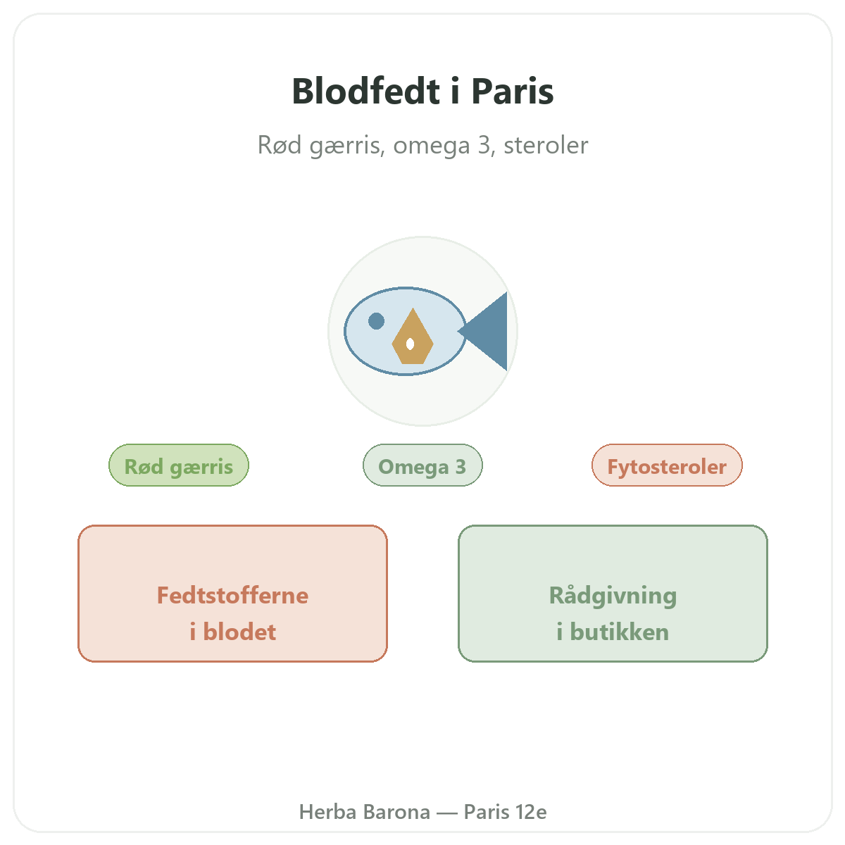 Kosttilskud til lipidbalance i Paris - hos Herba Barona Paris 12