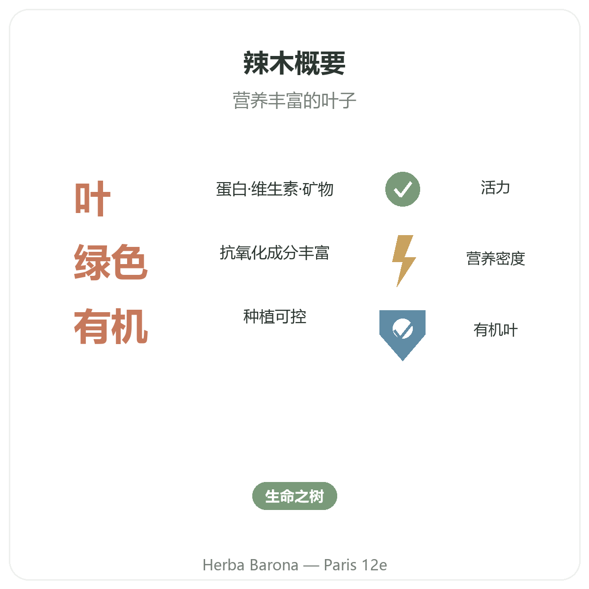 辣木 巴黎 概览——关键数据——Herba Barona 巴黎12区