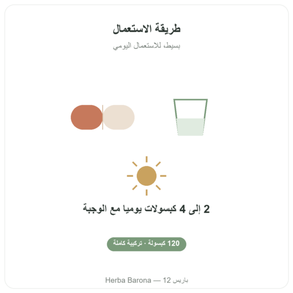 ملتيفيتامينات – Novoma – 120 كبسولة الجودة Paris Herba Barona