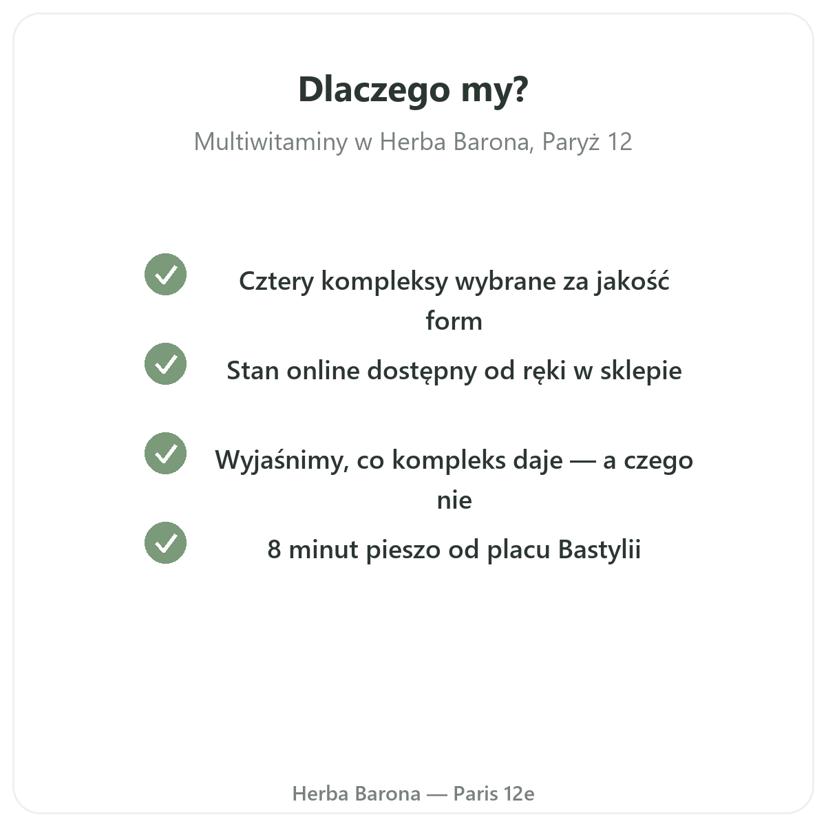 Dlaczego zamówić multiwitaminy z wysyłką do Polski w Herba Barona